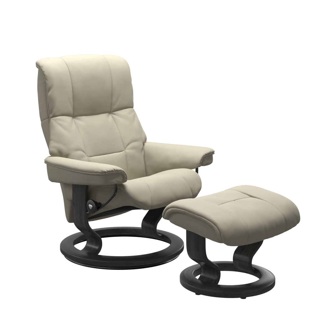 Mayfair Chair & Ottoman Classic Base - Medium