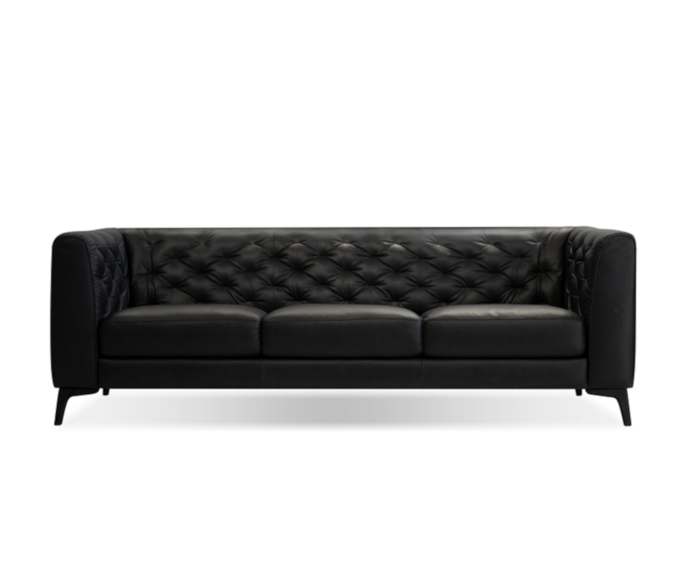 August Leather Sofa