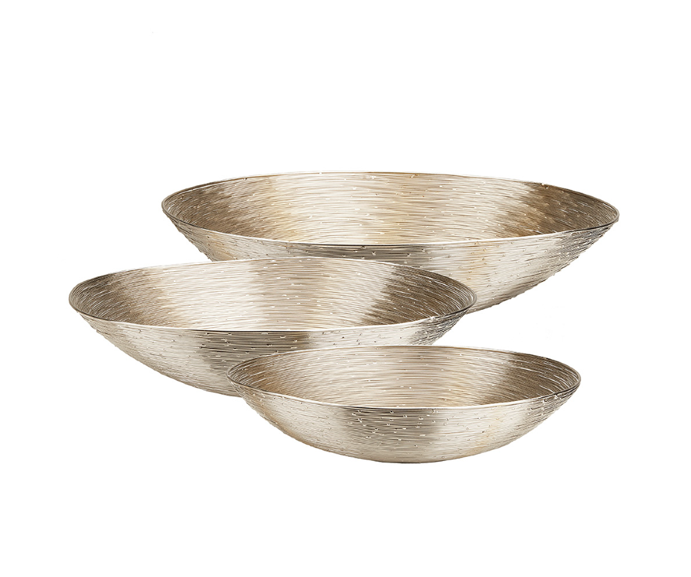 Gold Wire Decorative Bowls