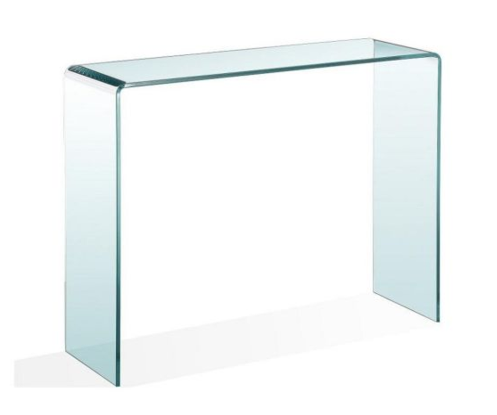 Liquet Glass Console Table