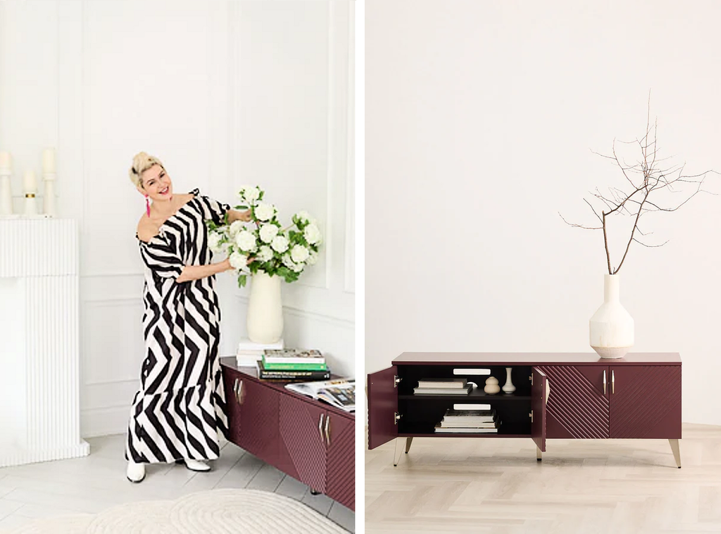 Ava TV Stand - Amanda Aerin x Frank Olsen<br><small>Available in alternate finishes</small>