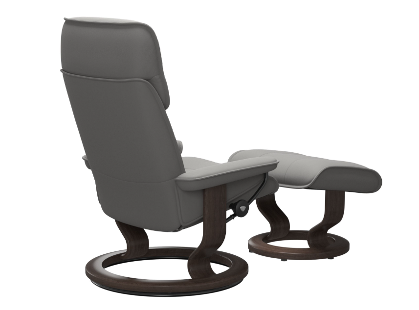 Admiral Chair and Ottoman Classic Base - Large