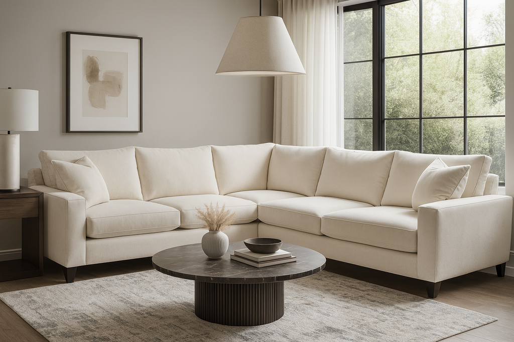 Burroughs 3pc. Sectional <br><small>Available in multiple configurations and fabrics</small>