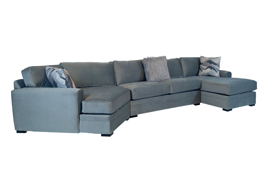 Diana 3pc. Sectional <br><small>Available in multiple configurations and fabrics</small>