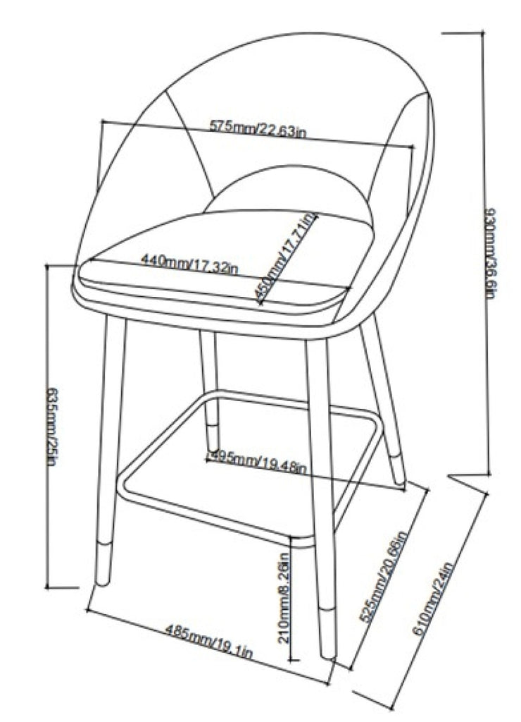 Elise Counter Stool