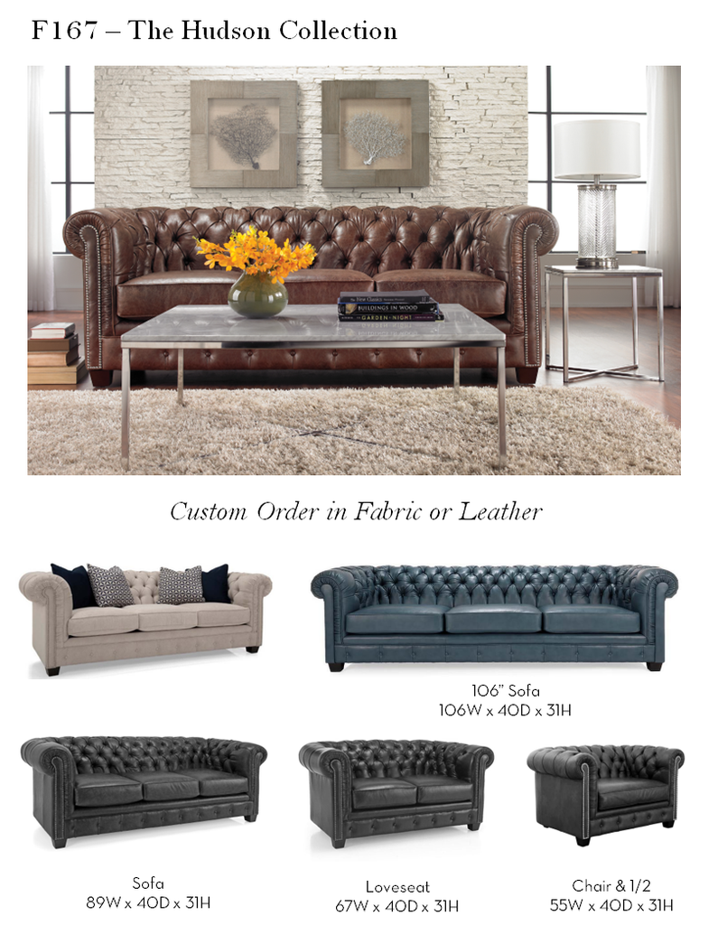 Hudson Leather Sofa