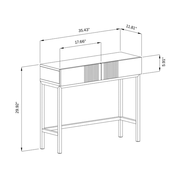 Iona Console Desk - Amanda Aerin x Frank Olsen<br><small>Available in alternate finishes</small>