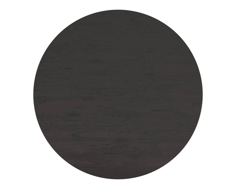 Kamen Round Dining Table - Charcoal