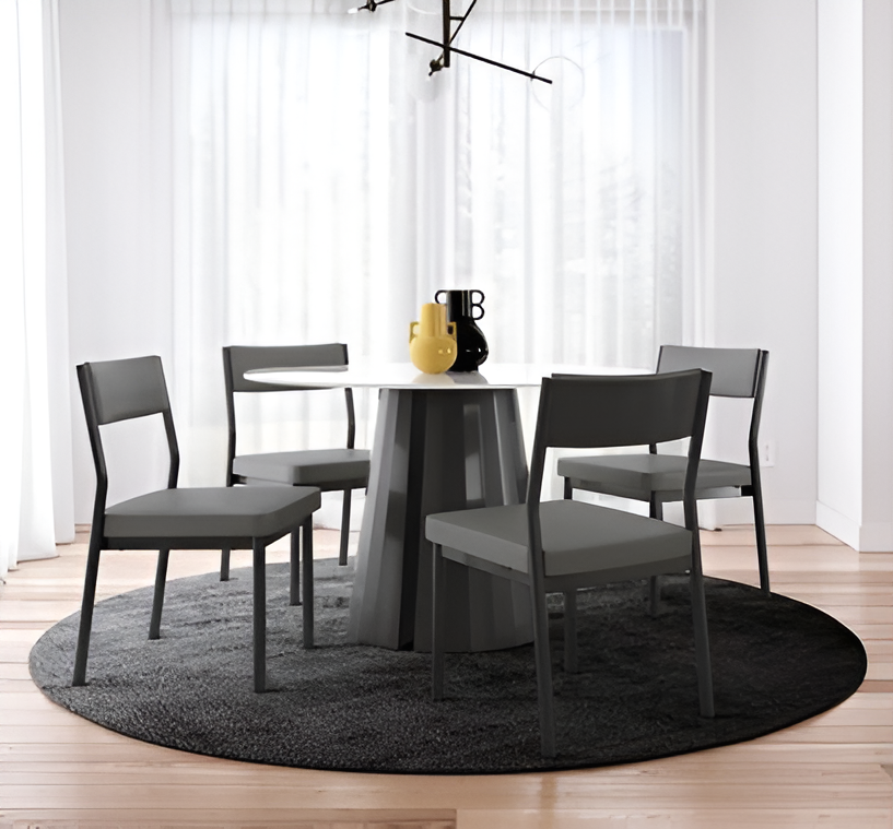 Kyla Oval Dining Table - White Oak Veneer Top <br><small>Available in alternate sizes, heights and finishes</small>