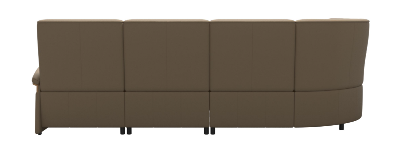 Mary Power Leather Sectional with Headrests