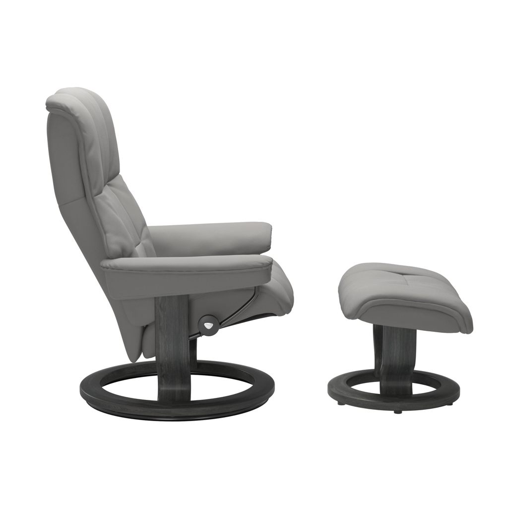 Mayfair Chair & Ottoman Classic Base - Medium