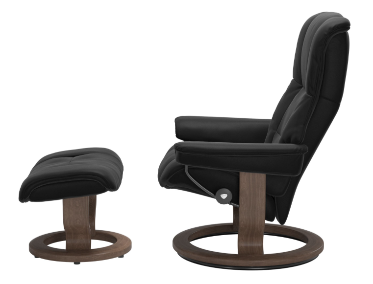 Mayfair Chair & Ottoman Classic Base - Medium