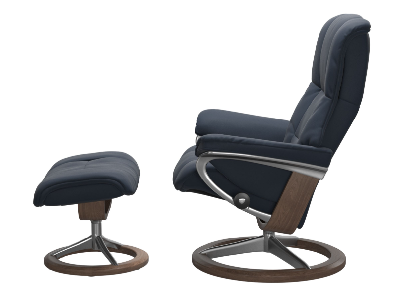 Mayfair Chair & Ottoman Signature Base - Medium