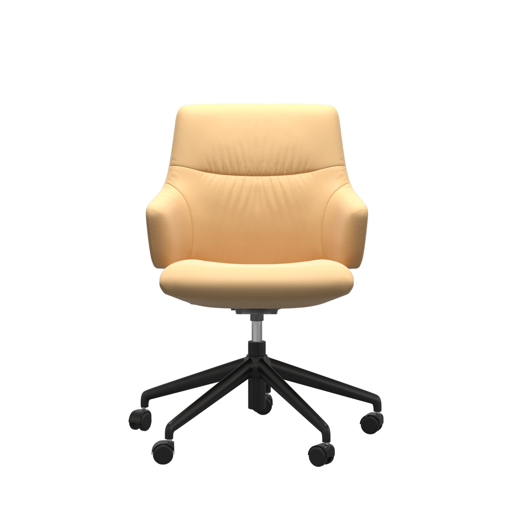 Mint Low Back Office Chair With Arms