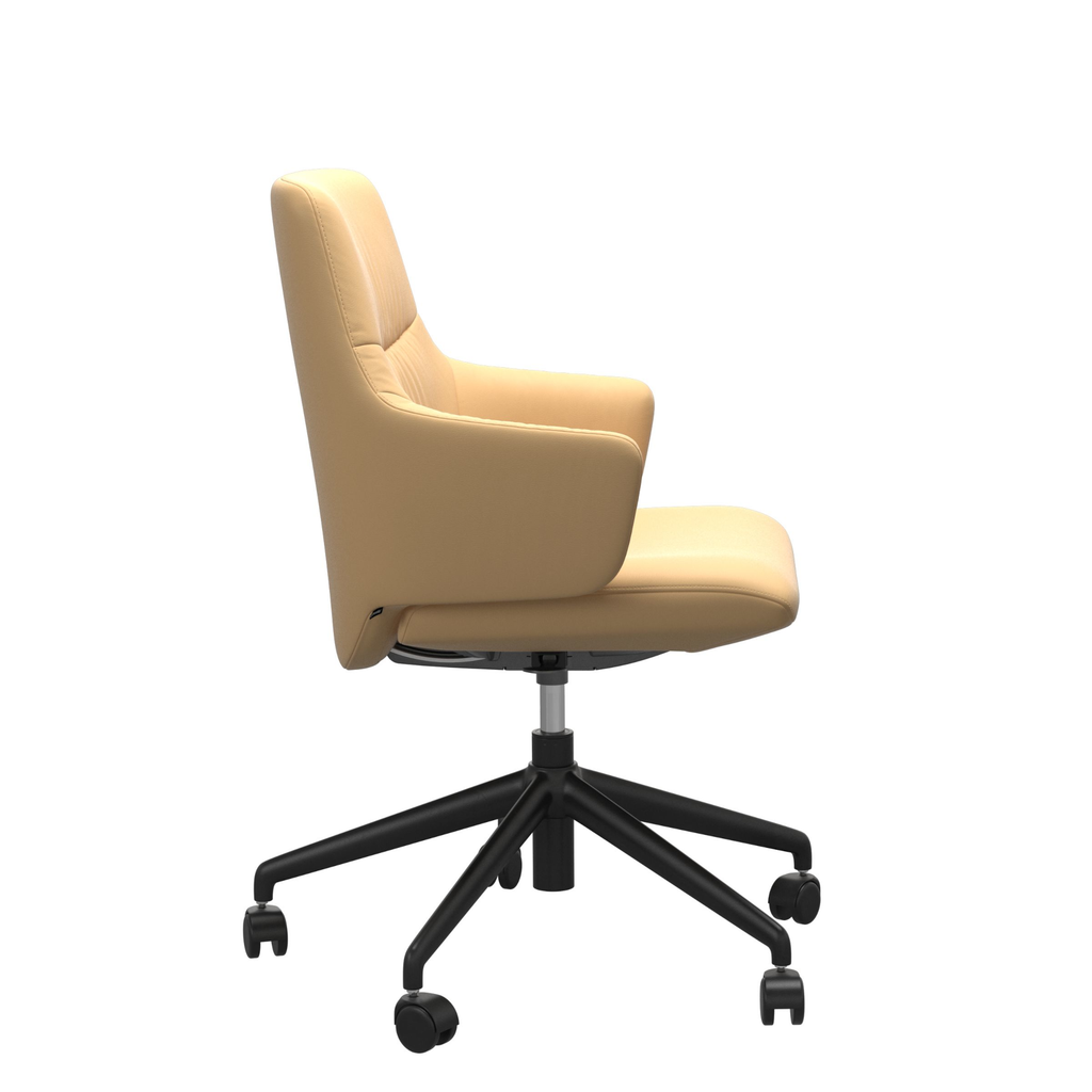 Mint Low Back Office Chair With Arms