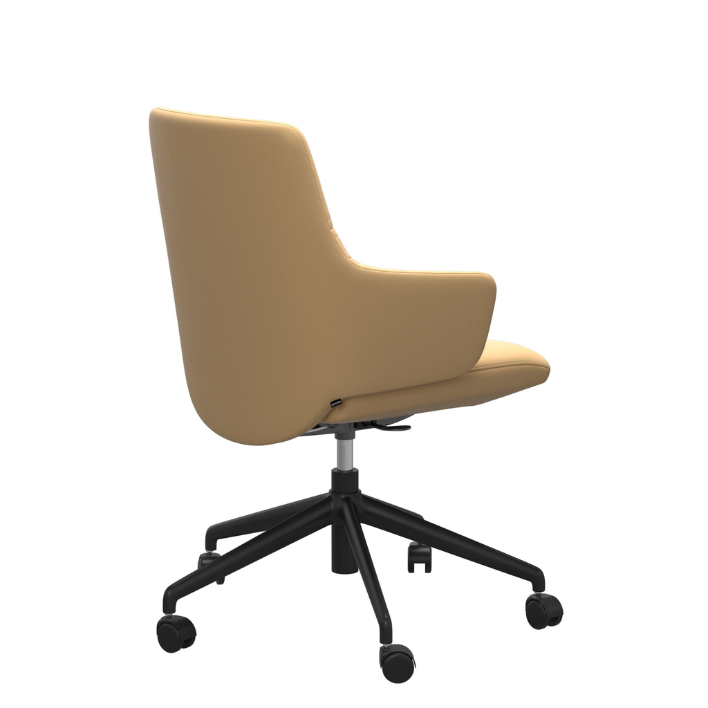 Mint Low Back Office Chair With Arms