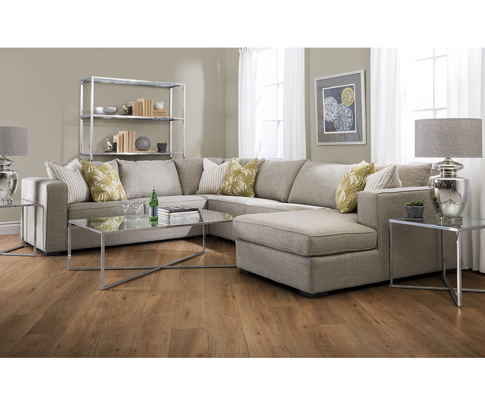 Norman 3pc. Sectional <br><small>Available in multiple configurations, fabrics and leathers</small>