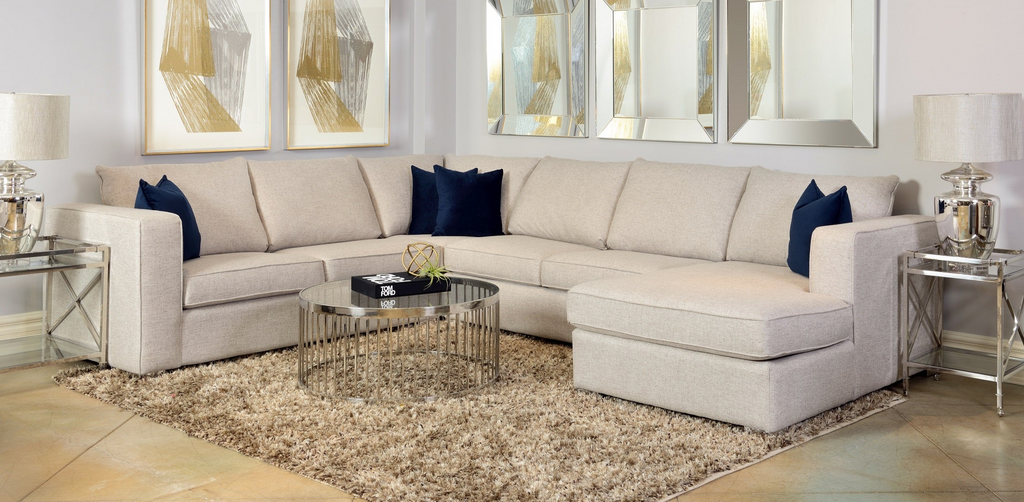 Norman 3pc. Sectional <br><small>Available in multiple configurations, fabrics and leathers</small>