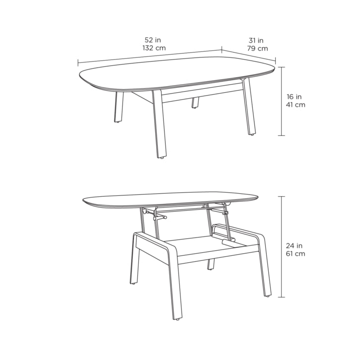 Paradis Lift-Top Coffee Table