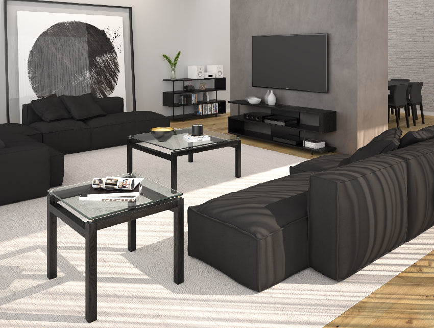 Renard Media Stand/Bookcase <br><small>Available in alternate finishes and sizes</small>