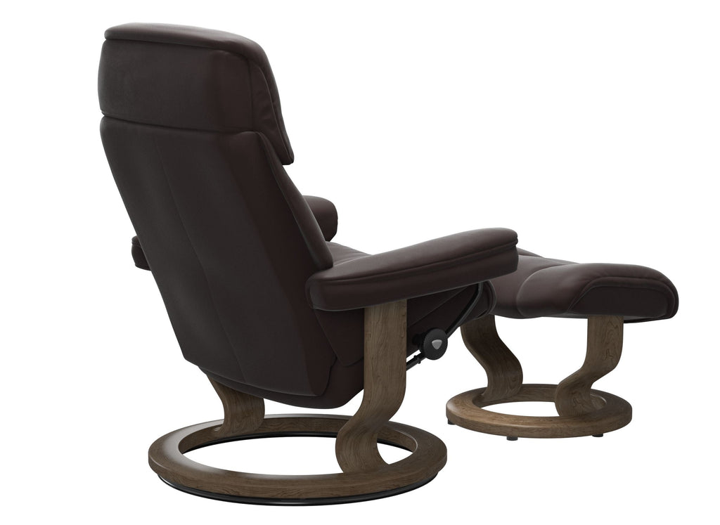 Ruby Chair and Ottoman Classic Base - Medium