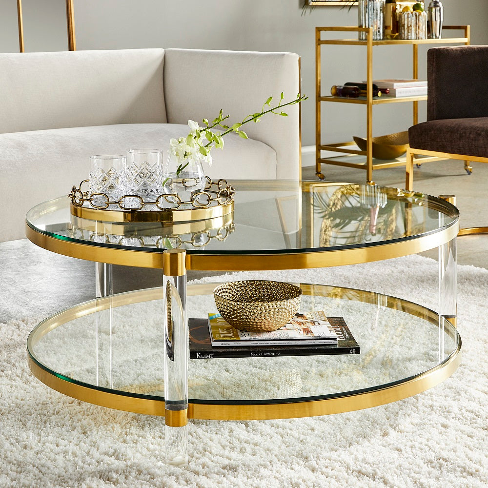Serenity Gold Coffee Table