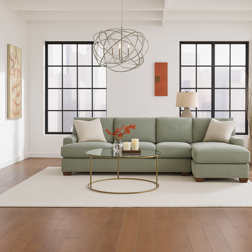Timothy 2pc. Sectional <br><small>Available in multiple configurations and fabrics</small>