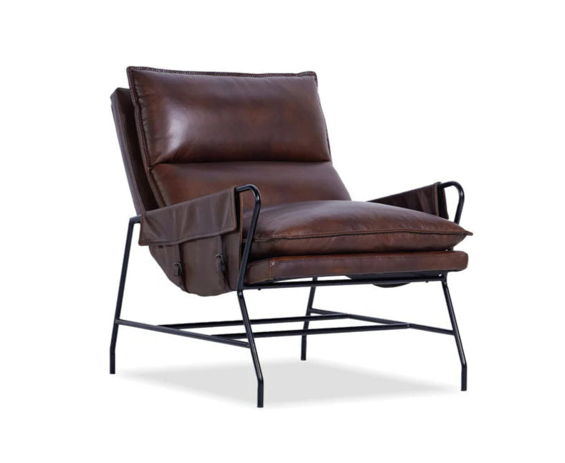 Toran Leather Accent Chair