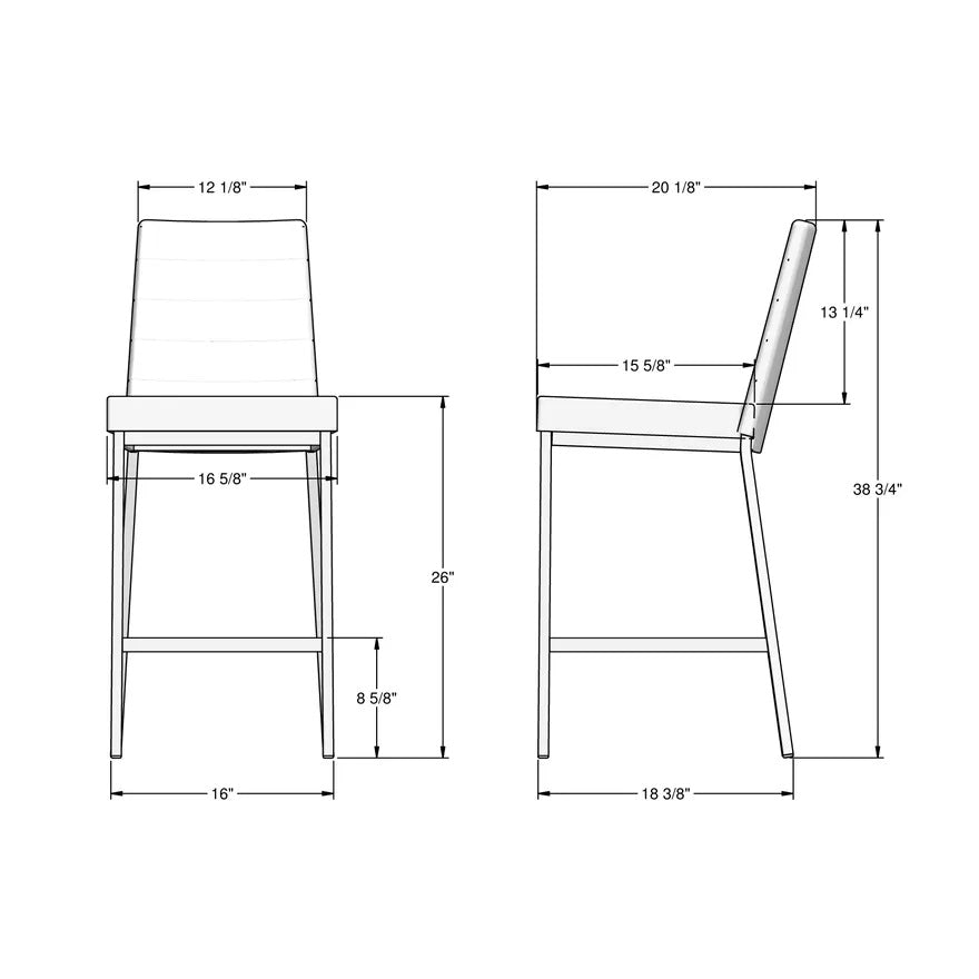 Tori Non-Swivel Stool