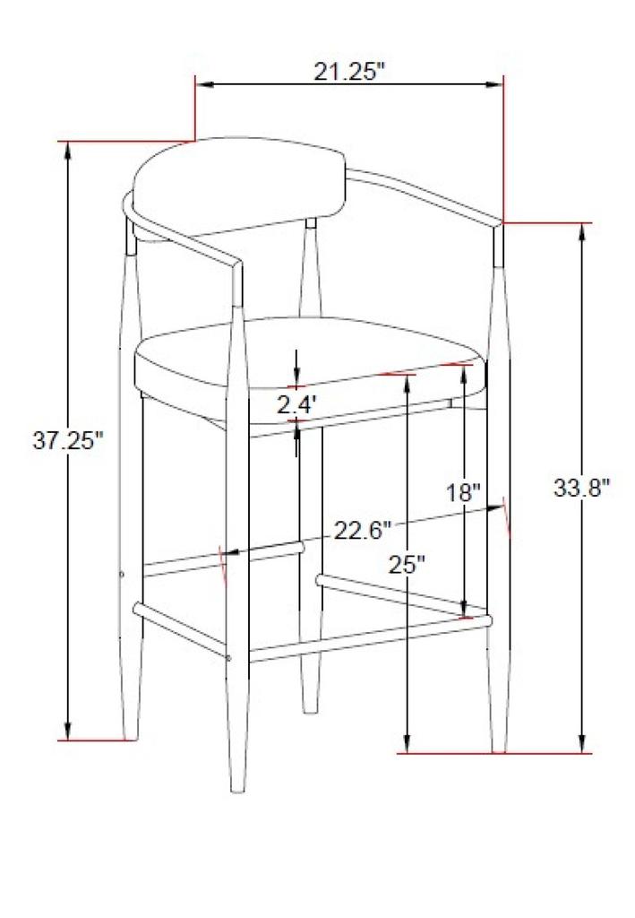 Valero Counter Stool