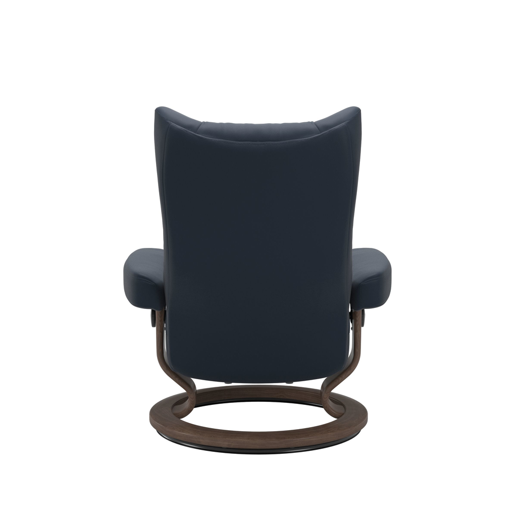 Wing Chair & Ottoman Classic Base - Medium