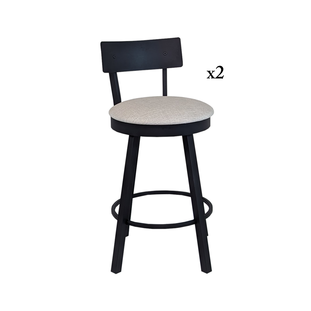 Zoe Set of Two Swivel Counter Stools