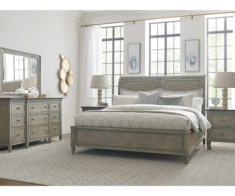 Gustav III Sleigh Bed