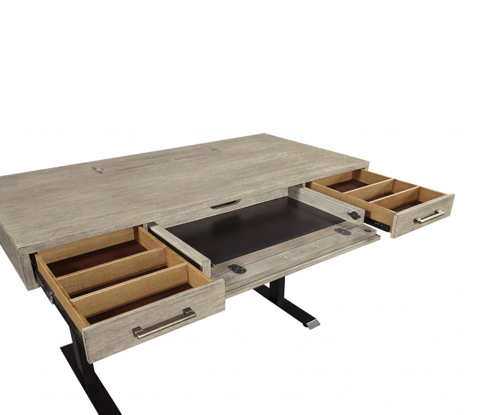 Liam Lift Desk With Adjustable Base