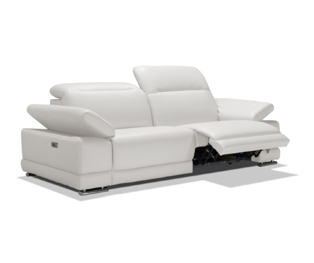 White leather hot sale loveseat