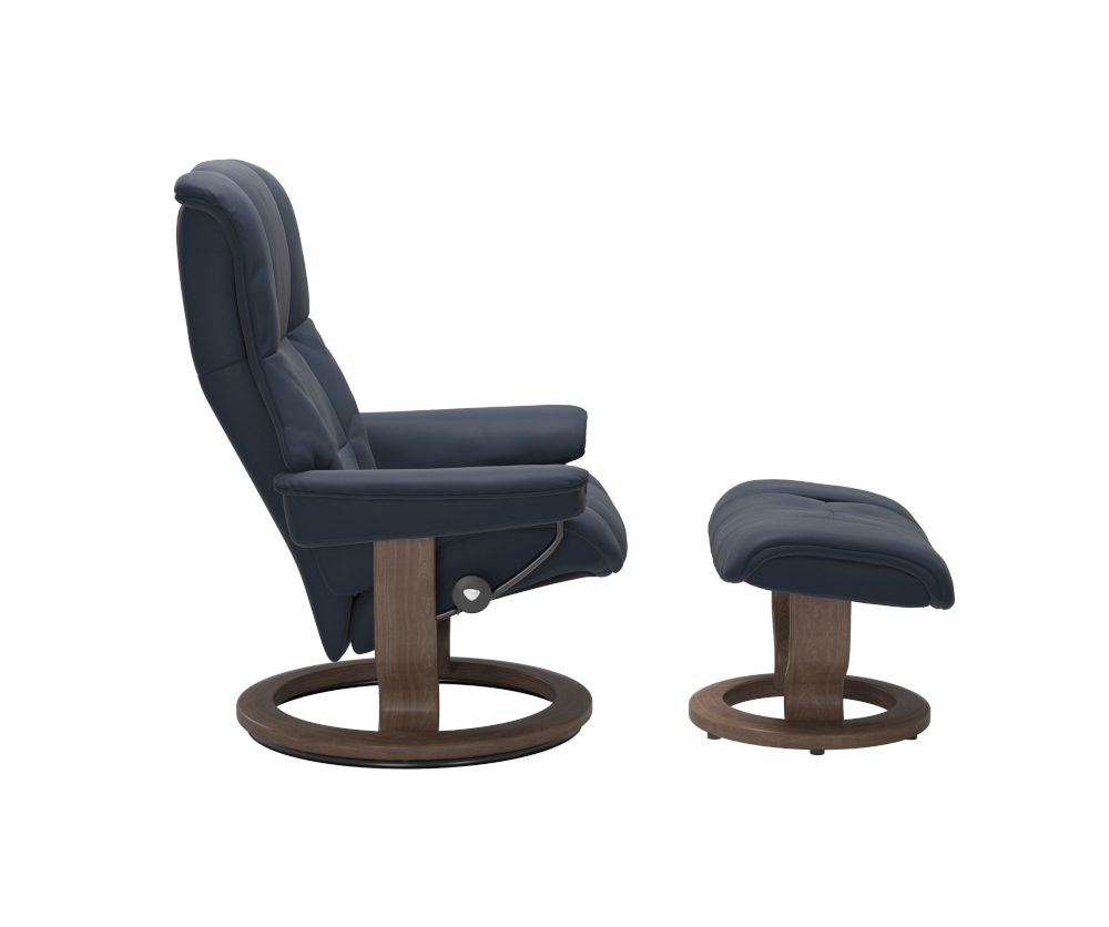 Mayfair Chair & Ottoman Classic Base - Medium