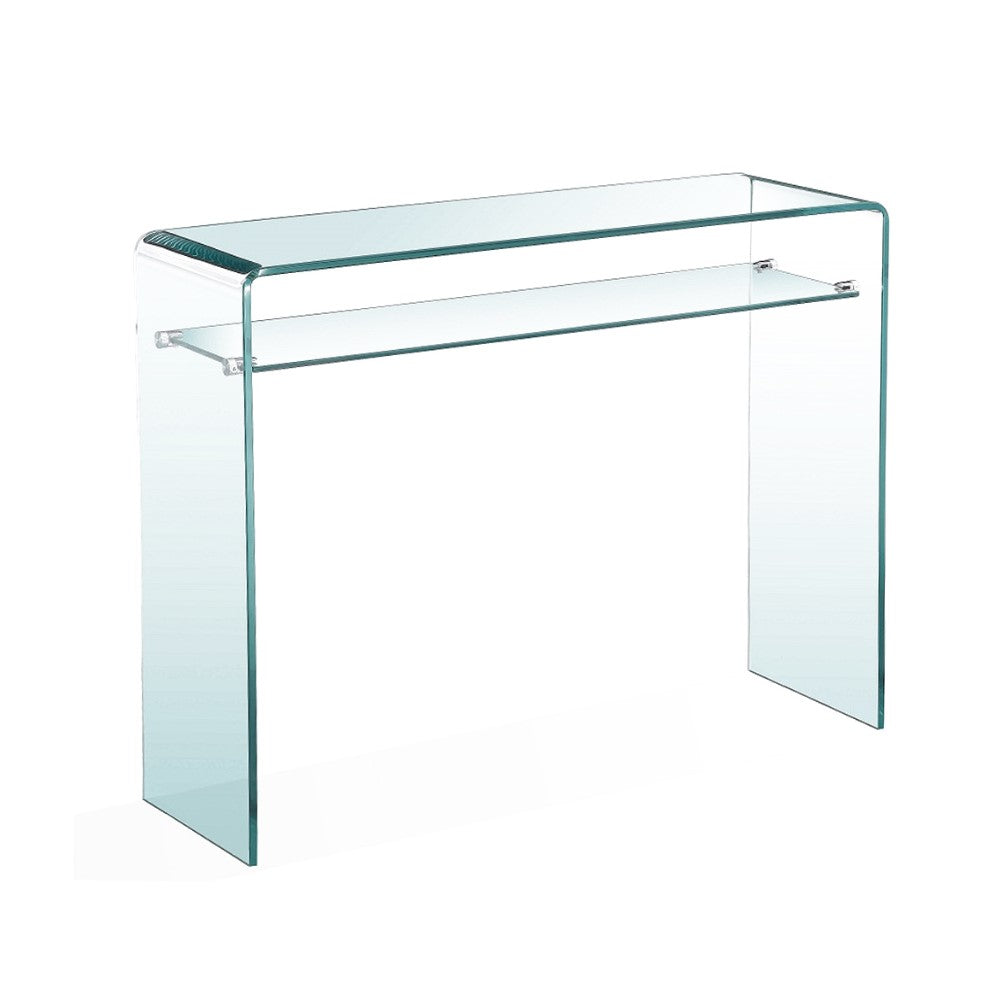 Moulin Waterfall Console Table with Shelf