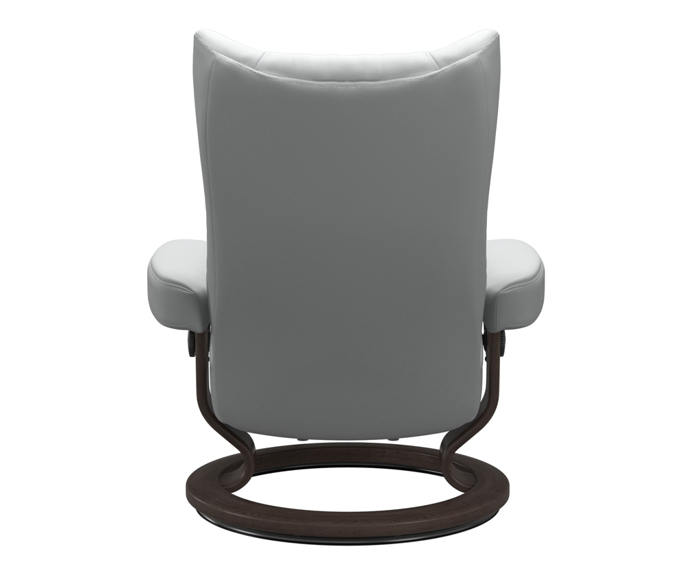 Wing Chair & Ottoman Classic Base - Medium